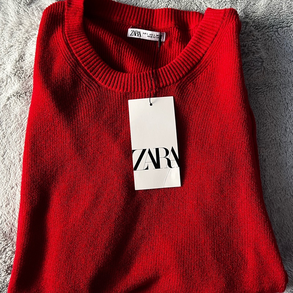 Zara Red Sweater